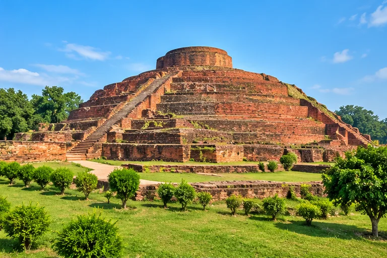Illustrative representation of Kesariya Stupa in Bihar (not a site photograph)