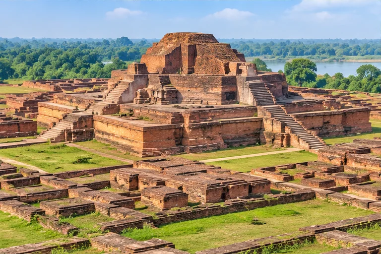 Illustrative representation of Vikramshila University Ruins in Bihar (not a site photograph)